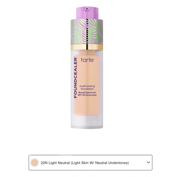 🆕22N Light Medium Tarte Babassu Foundcealer, NWOB